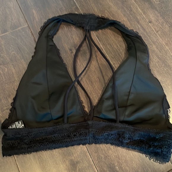 Padded bralet black lace - Picture 3 of 5